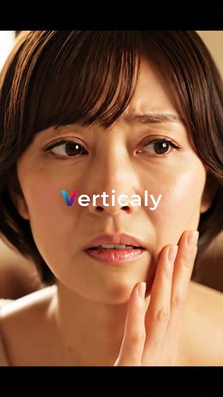 驚いた表情の女性