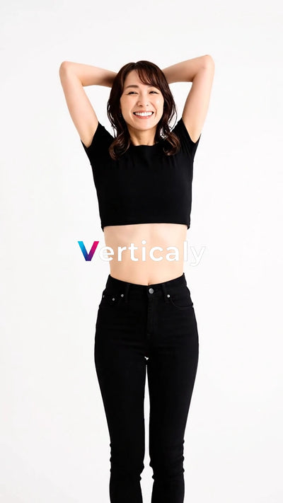 黒トップスと黒スキニー