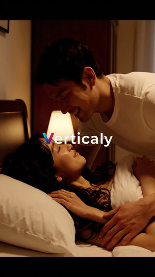 ベッドで寄り添う二人