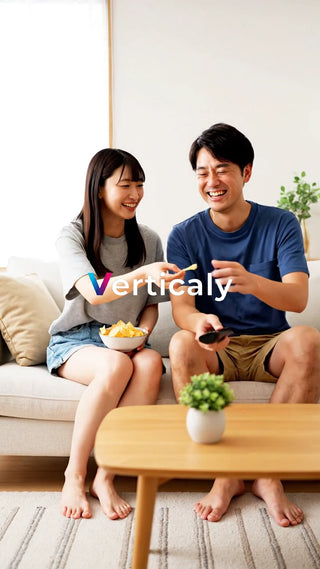 チップを食べる二人、笑顔の時間