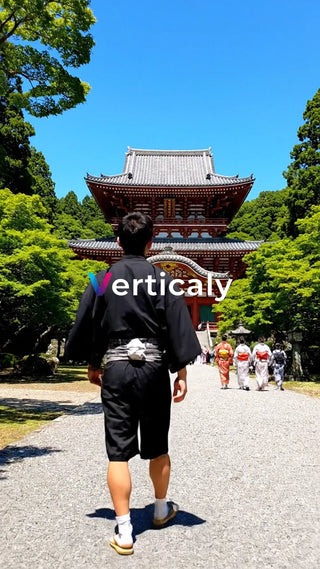 日本の寺院を散策する