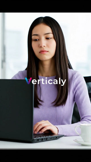 PCに向かう女性