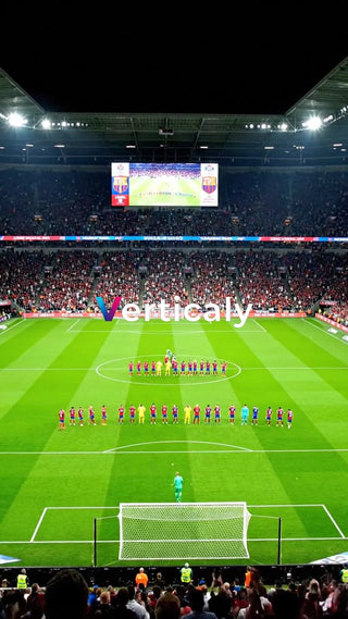 サッカー、試合前の整列