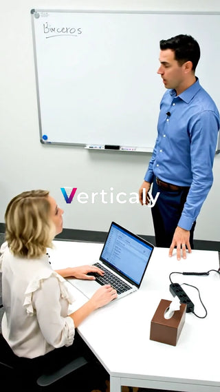 PCに向かう女性と男性