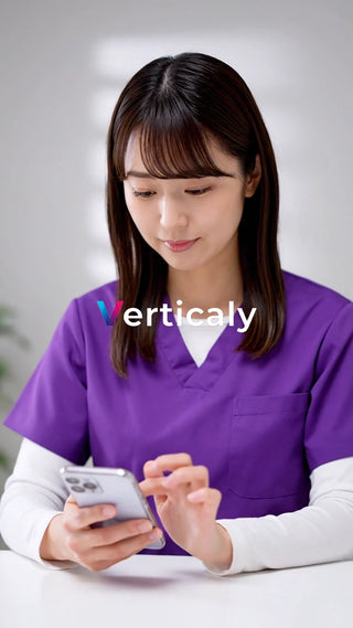 スマホを操作する女性