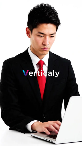 真剣な眼差し、PC作業