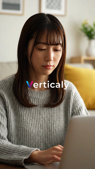 PC作業中の女性、集中