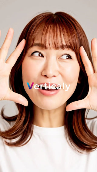 笑顔で両手を広げる女性