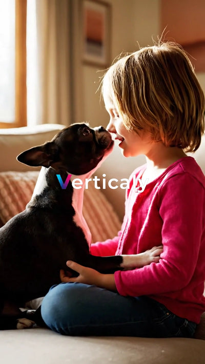 犬と触れ合う少女