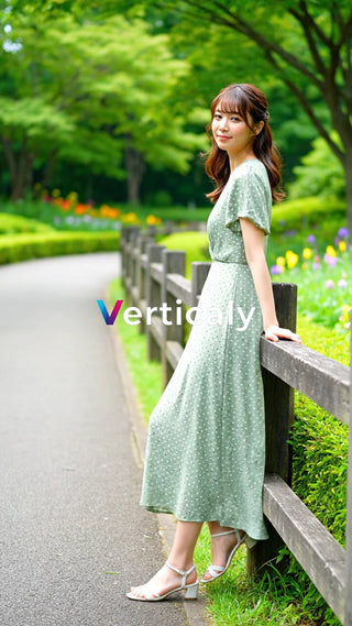 公園での休憩、笑顔の女性