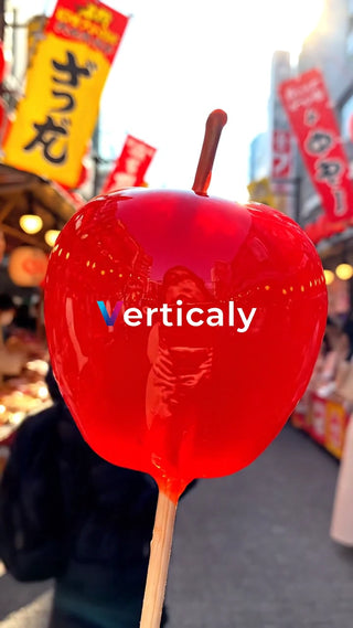 艶々のりんご飴、食べたい！