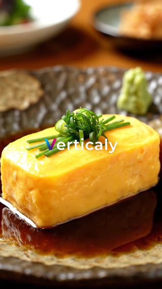 美しい玉子焼き、和食の彩り
