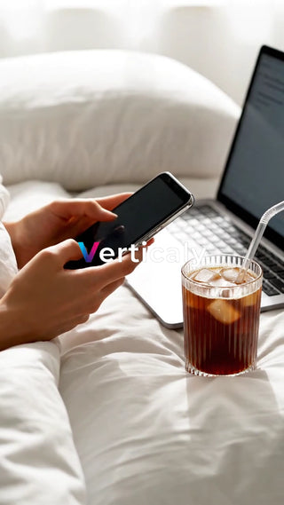 スマホを操作する女性