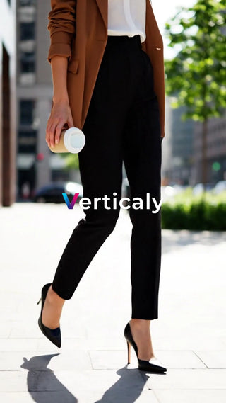 都会を歩く、おしゃれ女性