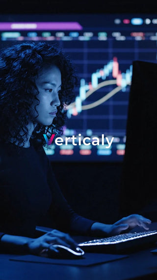 集中する女性、PC作業