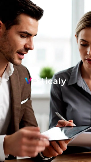 打ち合わせ、タブレットで確認