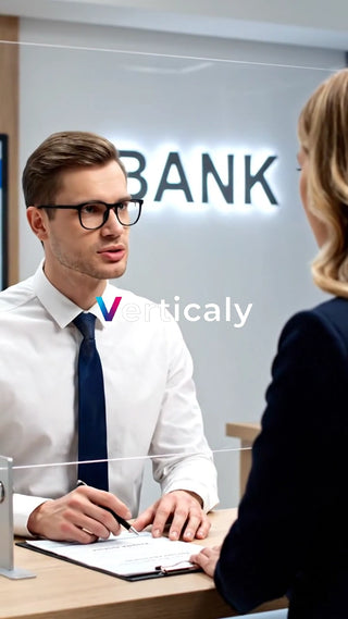 銀行窓口でのやりとり