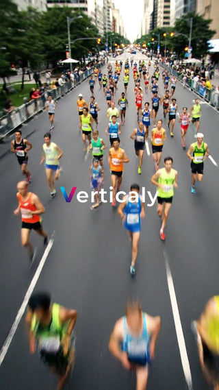 マラソン、都会を駆ける