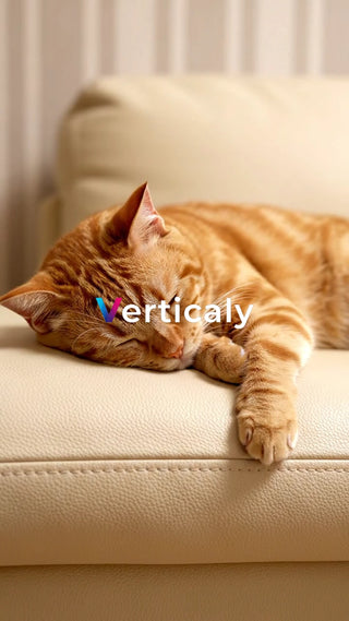 眠る猫と午後の日差し