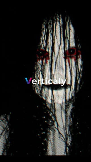 不気味な顔、赤い目