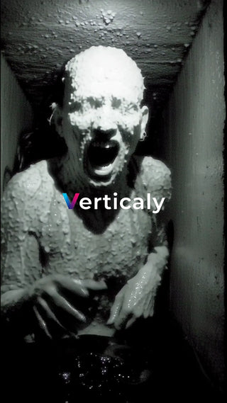 恐怖に怯える女性