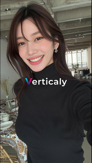 笑顔が素敵な女性、黒トップス