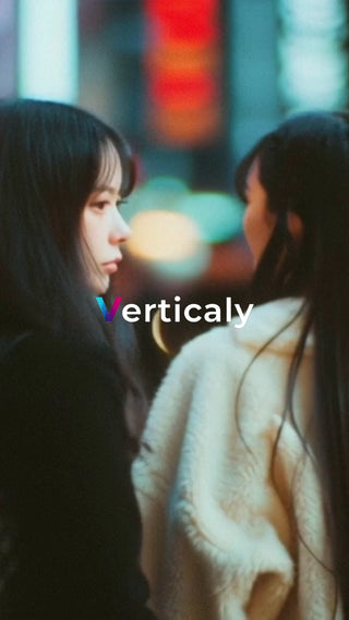 二人で見つめ合う、夜の街