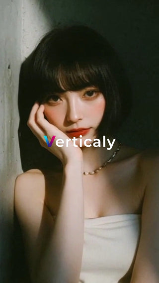 横顔、手と頬、穏やかな午後