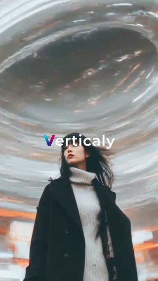 渦巻く異次元空間、女性