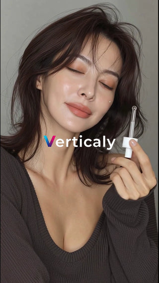 美肌ケア、輝く女性