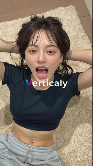 驚きの表情、女性のポートレート