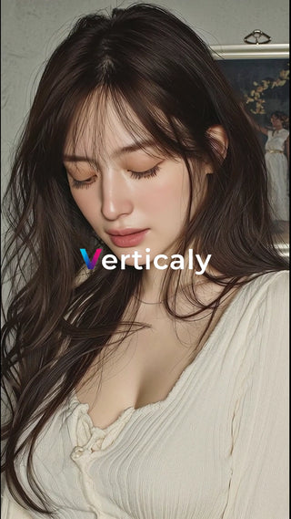 美しい女性、穏やかな表情