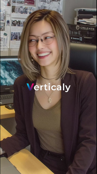 笑顔が素敵な女性、オフィスで