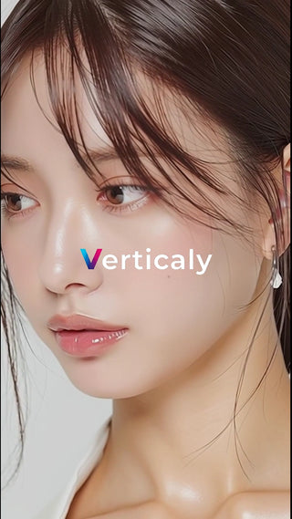 ツヤツヤリップ、横顔美人