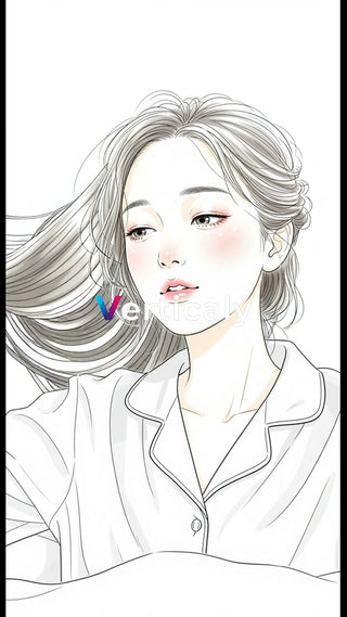 透明感のある女性