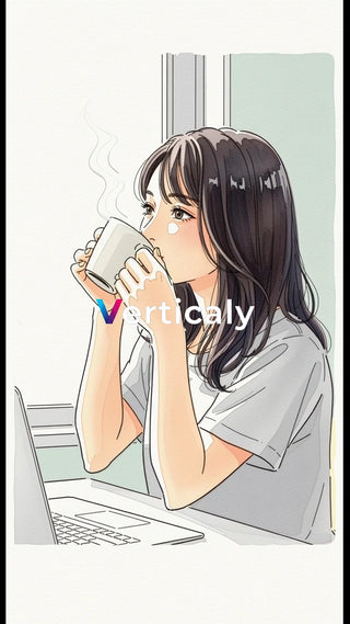 カフェで一息、読書の時間