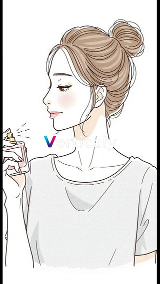 香水をまとう女性