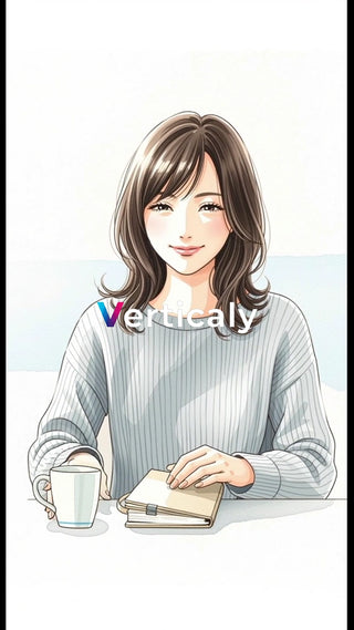 穏やかなカフェタイム、読書とコーヒー