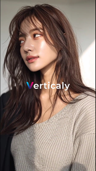 美しい横顔、輝く肌