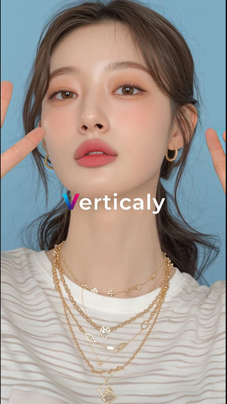 ツヤ肌メイク、輝く女性