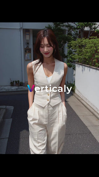 洗練された装いの女性