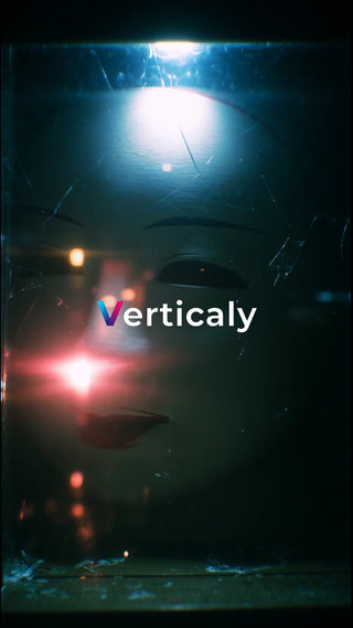 壊れた鏡に映る顔