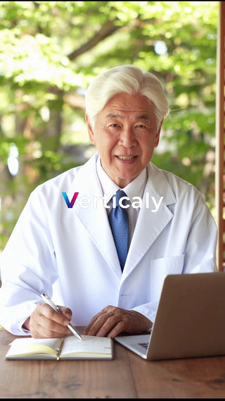 医師の執筆風景、穏やかな時間