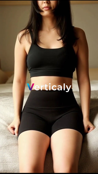 黒トップスとショーパン