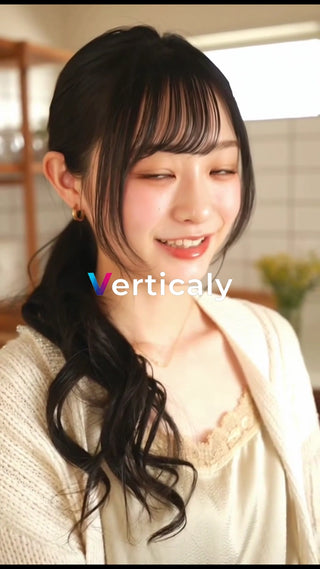 笑顔が素敵な女性、午後