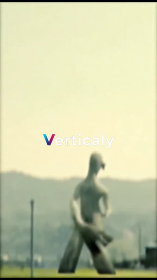 謎の彫刻、佇む風景