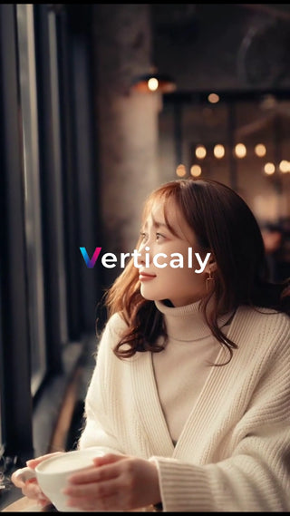 カフェで過ごす午後、窓辺の女性