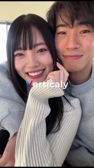 笑顔が眩しいカップル