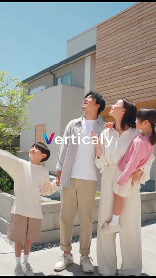 家族の笑顔、新しい家