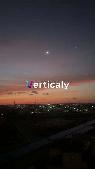 夕焼け空と街並み